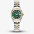 Jacques du Manoir Ladies Inspiration Elegance Two-Tone Green Dial Watch JWL02104