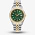 Jacques du Manoir Inspiration Business Two Tone Green Dial Watch JWN01703