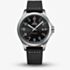  Swiss Military Mens Automatic Black Leather Strap Watch SMA34077.01