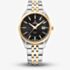  Swiss Military Mens Elegant Two-Tone Black Dial Watch SM34065.04