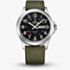 Swiss Military Mens Classic Green Fabric Strap Watch SMP36040.05