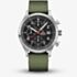 Swiss Military Mens Field Chronograph Green Fabric Strap Watch SM34117.06
