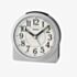 Seiko Silver Bedside Alarm Clock QHE198S