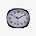 Hometime Black Oval Alarm Clock 5382BK