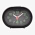 Hometime Oval Beep Function Black Alarm Clock 5155B