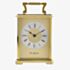 WM Widdop Two-Tone Gilt Dial Carriage Clock W4306