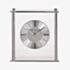 WM Widdop Silver Square Mantel Clock W3429