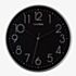 Hometime Round Black 12 Inch Wall Clock W8033