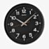 Seiko Black Round Wall Clock QXA835K
