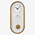 Seiko White Dial Pendulum Wooden Wall Clock QXC247B
