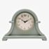 Hometime Arched Sage Green Mantel Clock W3025