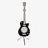 WM Widdop Miniature Black Guitar Clock 9030