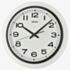 Seiko Clocks Timeless White Quiet Sweep Wall Clock QXA813W
