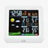 Acctim Wyndham Colour Digital Barometer Clock 16192