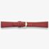 Darlena Henley Burgundy Gold Buckle Leather Watch Strap LS1301 PLUM Y
