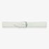 Darlena York White Anti Allergy Leather Watch Strap LS1302 WHT SS