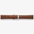 Darlena Lulworth Brown Leather Silver Buckle Watch Strap 1209