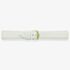 Darlena York White Leather Gold Buckle Watch Strap 1302