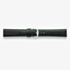 Darlena Lulworth Black XL Antique Croc Grain Leather Watch Strap LS1209XL BLK SS