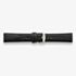 Darlena Redhill Black Bison Leather Watch Strap LS1358 BLK SS