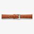 Darlena Cambridge Tan Silver Buckle Leather Watch Strap LS1395 TAN SS
