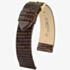 HIRSCH Lizard Medium Brown Leather Watch Strap 01766110-1