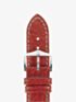 HIRSCH Jumper Long Red Leather Watch Strap 04402020-2