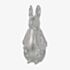 Peter Rabbit Silver Plated Sculpted Money Box A32330