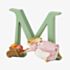 Peter Rabbit Decorative Cecily Parsley Letter M A5005