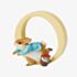 Peter Rabbit Decorative Peter Rabbit Running Letter O A5007