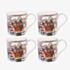 Christmas Santa 4 Piece Mug Set LP55044