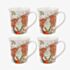 Christmas Highland Cow 4 Piece Mug Set LP55188