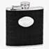 Black Crocodile Engravable 5oz Hip Flask HF-04