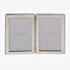 Impressions Silver Plated Double Hinged 4x6 Inch Photo Frame 3499
