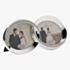Silver Plated Double Rings 3x2 Photo Frame FS432