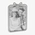 Silver Rope Bow 4x6 Photo Frame 357051