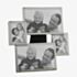 Silver Plated 4 Photo Collage Photo Frame 72004