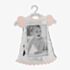Silver Plated Pink Baby Dress Photo Frame 50523