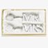 Amore Silver Plated Mr & Mrs Set Keyring WG278