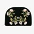 WOLF Zoe Forest Green Floral Portfolio Jewellery Box 393412