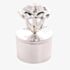 Sophia Silver Rose Jewel Jewellery Box SP3576