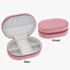 Pink Oval Velvet Jewellery Box 359985