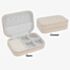 Cream Oblong Velvet Jewellery Box 359980