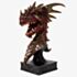 Mystic Lengends Red Dragons Head Bust Figurine 69554