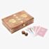 Harvey Makin Cards & Dice Wooden Games Set Gift HM1992
