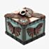 Mystic Legends Gothic Moth And Skull Trinket Box 69721