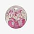Pink And Gold Paperweight 69384
