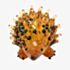 Miniature Glass Hedgehog Figurine 69572