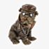 Dudes Biker Bulldog Ornament 345951