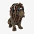 Dudes Rasta Lion Ornament 345956